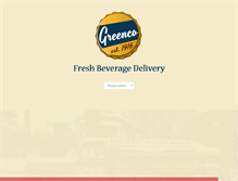 Tablet Screenshot of greencobeverage.com